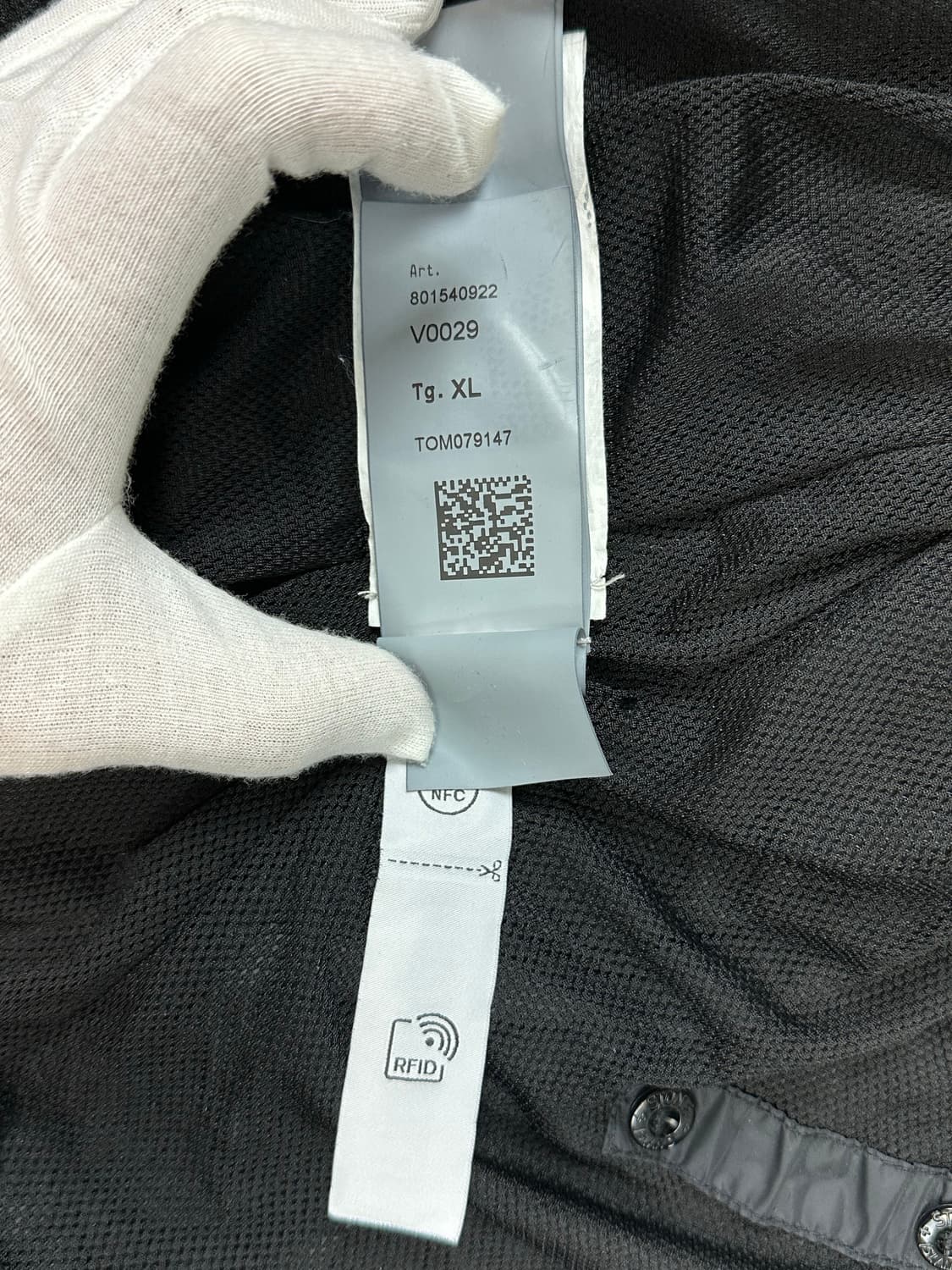 [XL] 백화점판 정품 스톤아일랜드 24SS 크링클랩스 R-NY 후드 상품이미지8