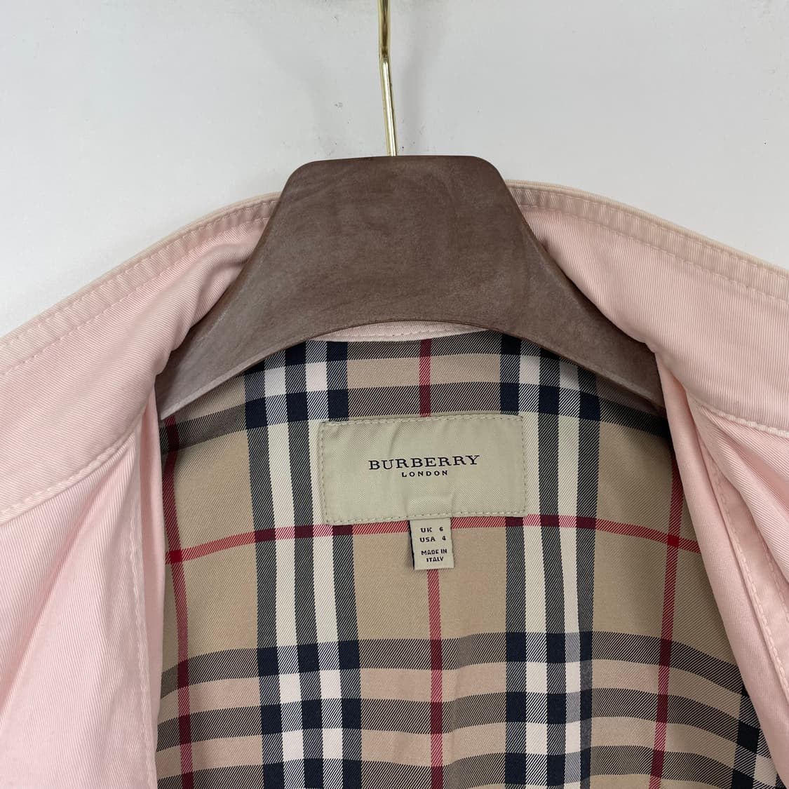 버버리 이탈리아 메이드 여성 코튼자켓 (UK6) 상품이미지8