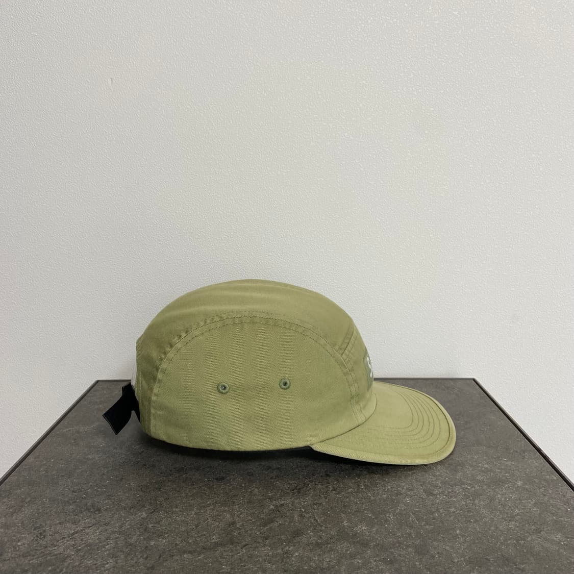 (OS) 슈프림 박스로고 캠프캡 모자 워시드 올리브 카키 상품이미지3