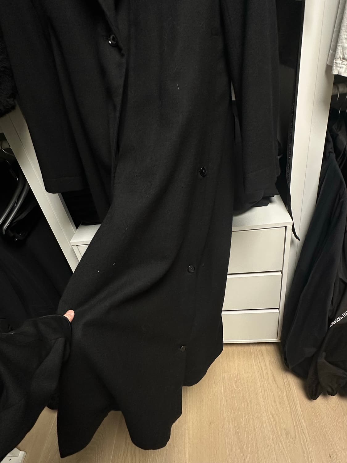 르메르 블랙 롱코트 판매합니다 상품이미지5