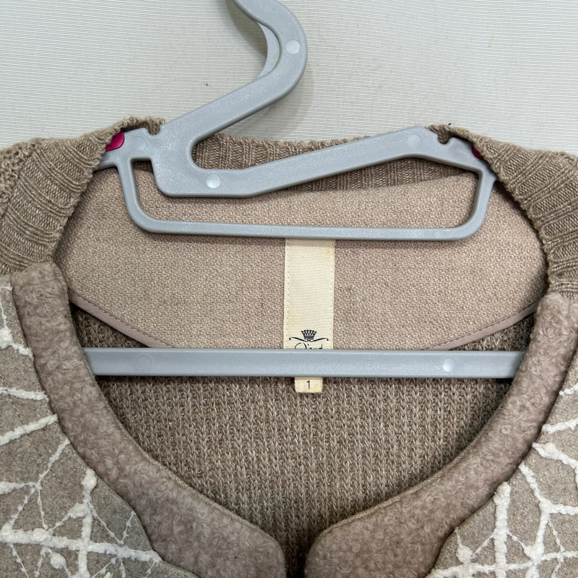 오즈세컨 모직 니트 가디건 55  상품이미지2