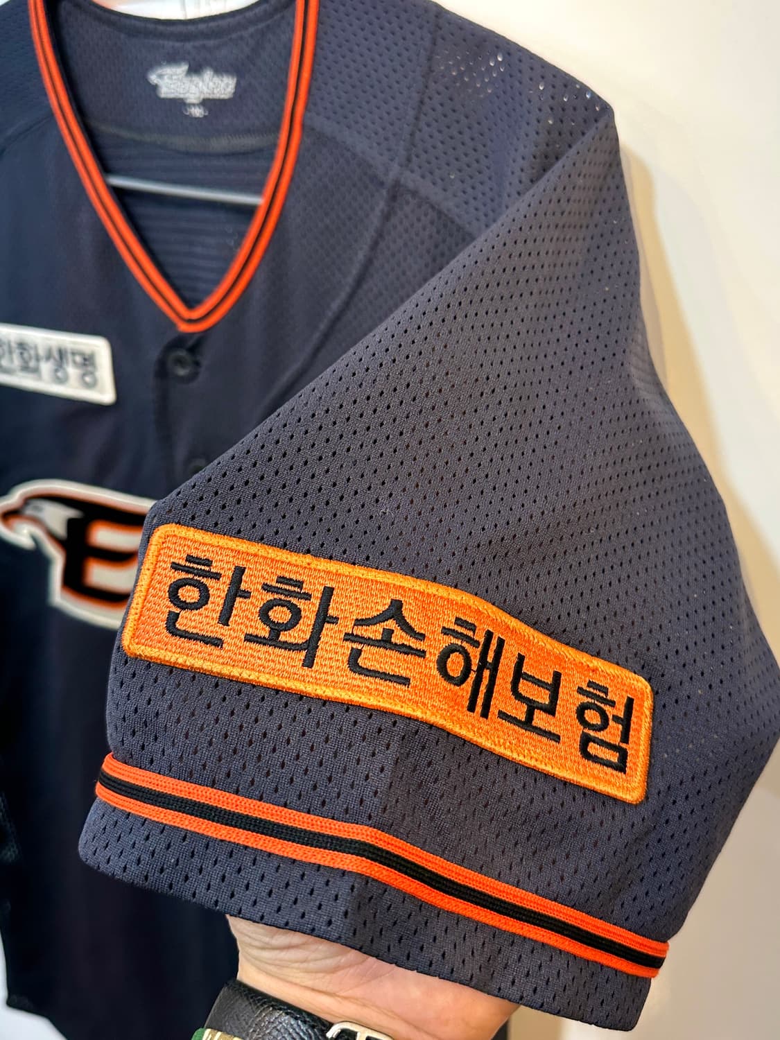 한화 이글스 장종훈 다크 그레이 원정 얼트 유니폼 M 상품이미지4