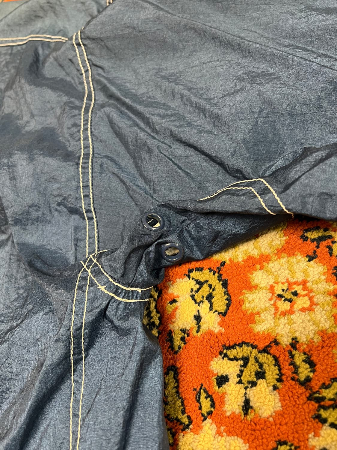 [L] NIKE 나이키 빈티지 올드스쿨 윈드브레이커 블루 상품이미지7