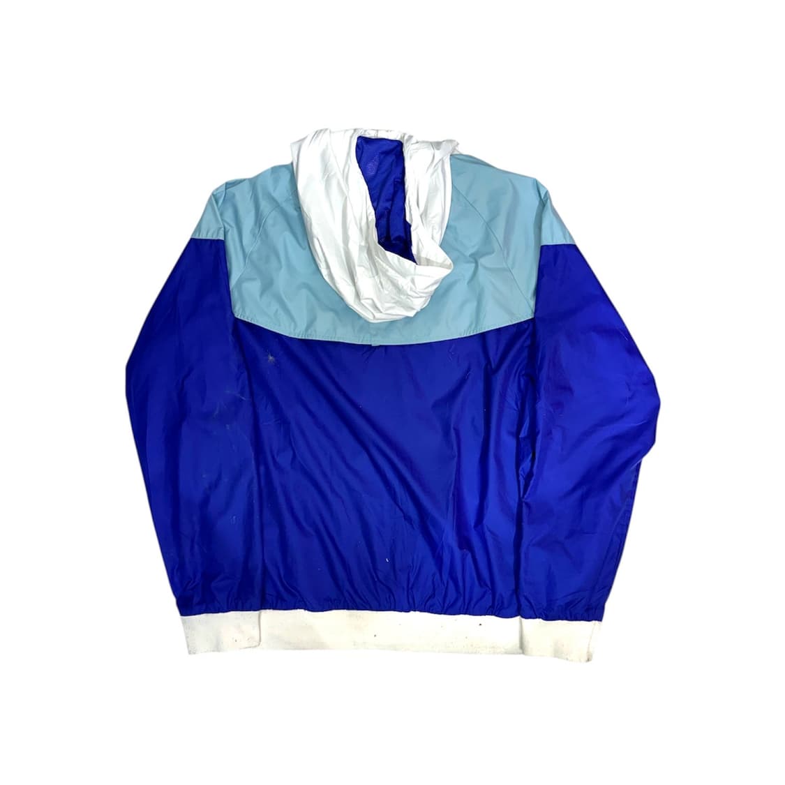나이키 화이트 블루 테크팩 윈드러너 바람막이 후드 트랙 자켓 XL 상품이미지6