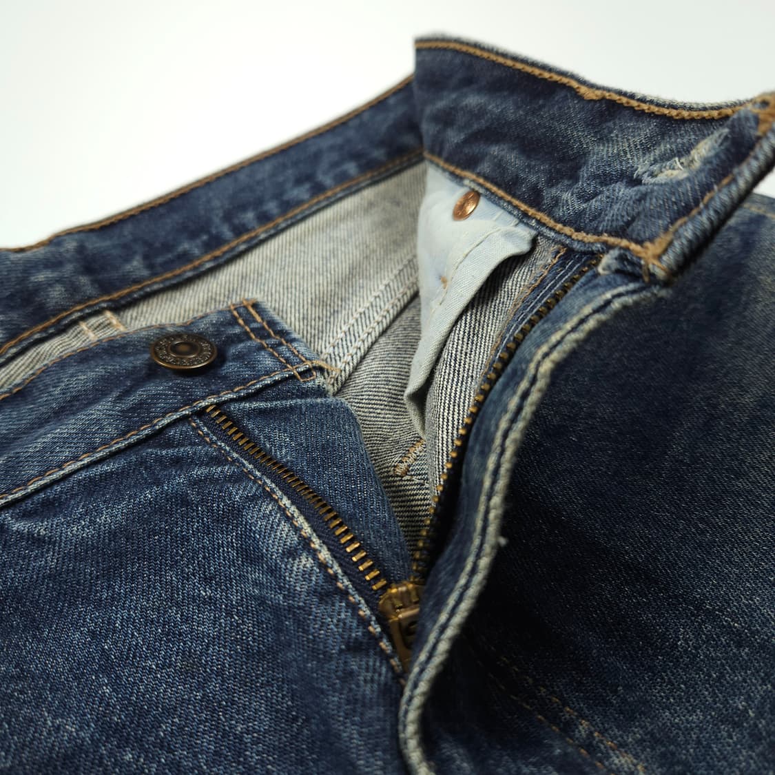 리바이스 521 USA 오리지날 워싱 데님 팬츠 (M) 상품이미지7