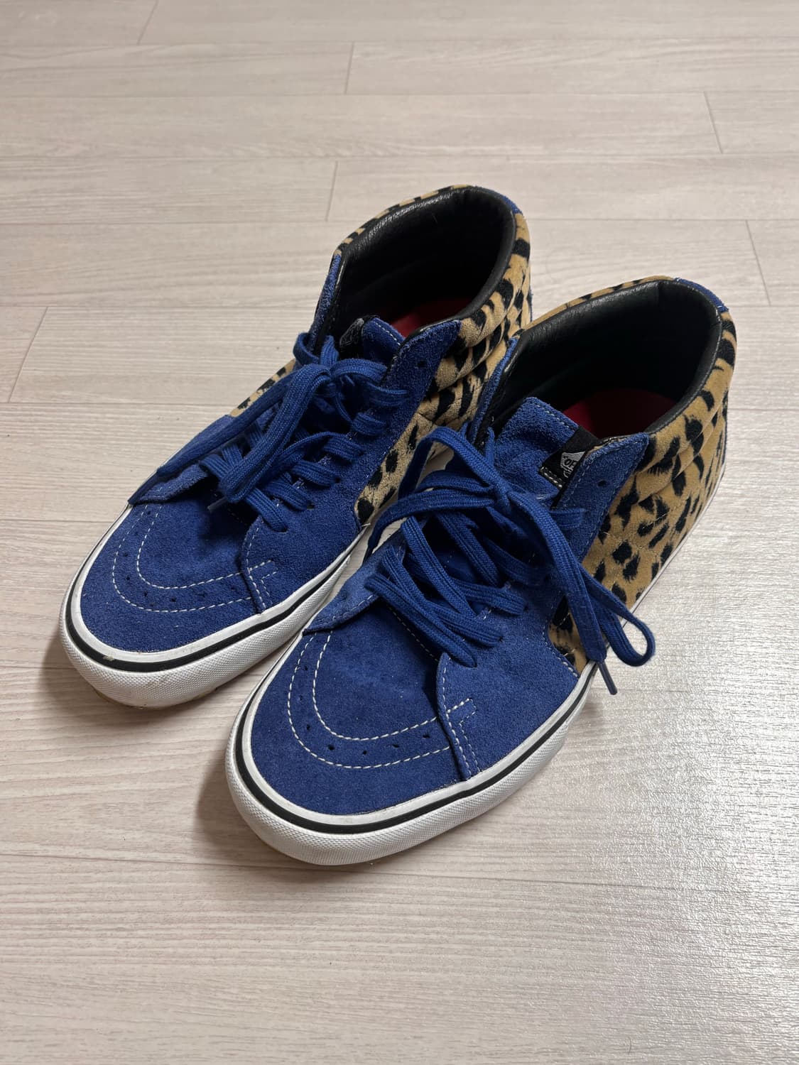 슈프림 반스 레오파드 블루 상품이미지1