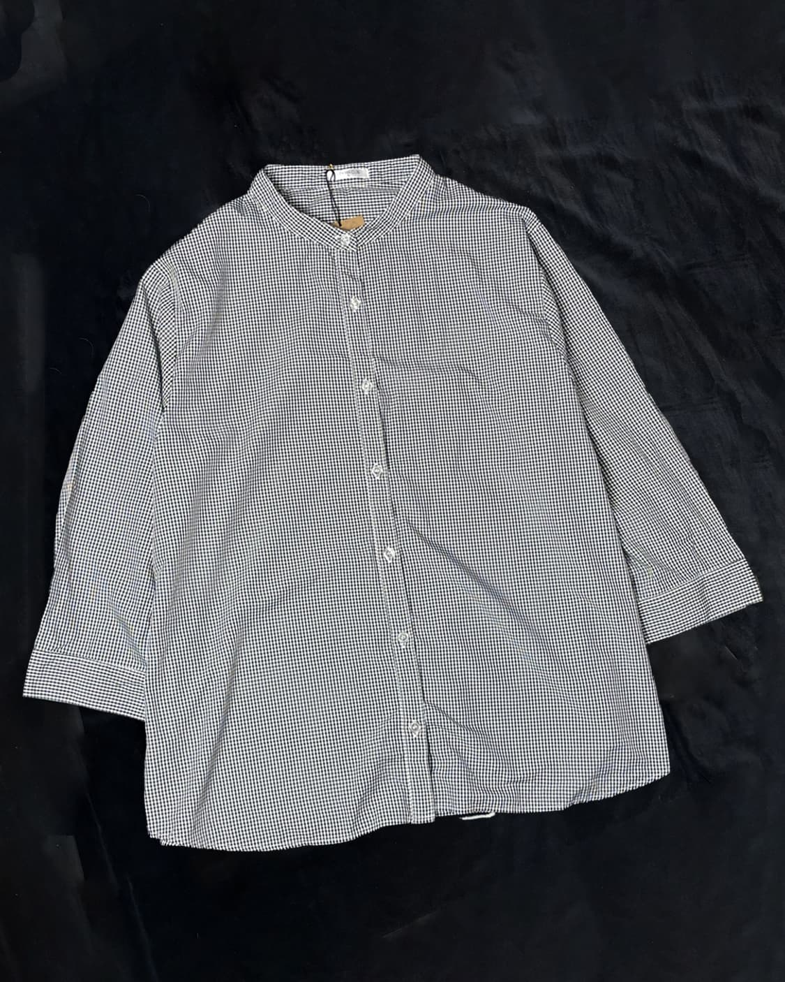 일본빈티지 CINEMA CLUB 체크 셔츠 상품이미지1