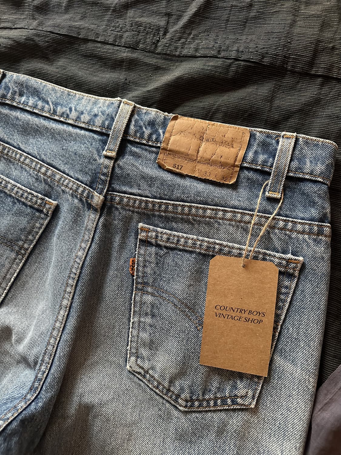 90s USA Levis 517 Boots Cut Denim Pants 상품이미지6