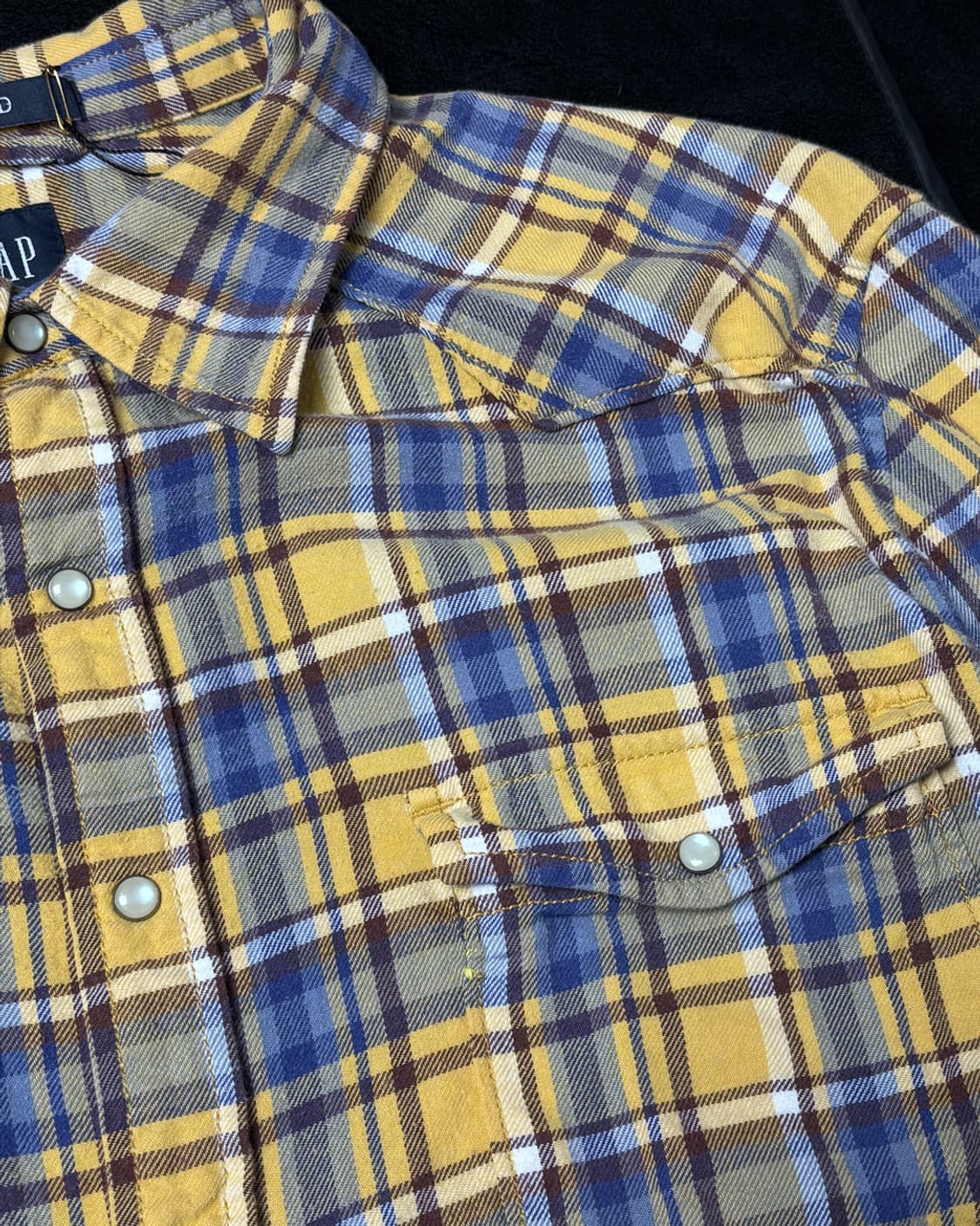 일본빈티지 GAP 클래식 체크 셔츠 상품이미지4