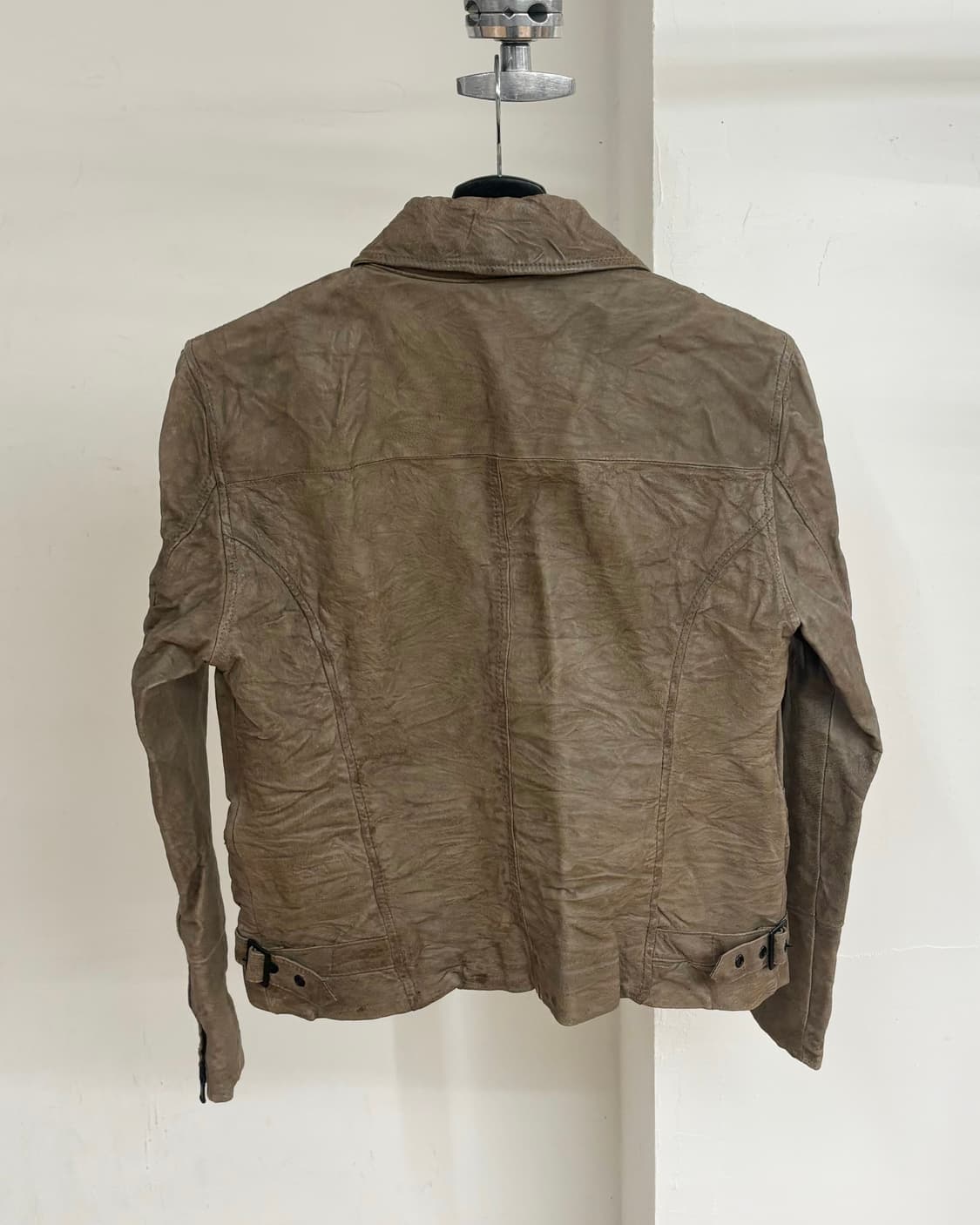 리바이스 브라운 모토 레더 자켓 상품이미지6