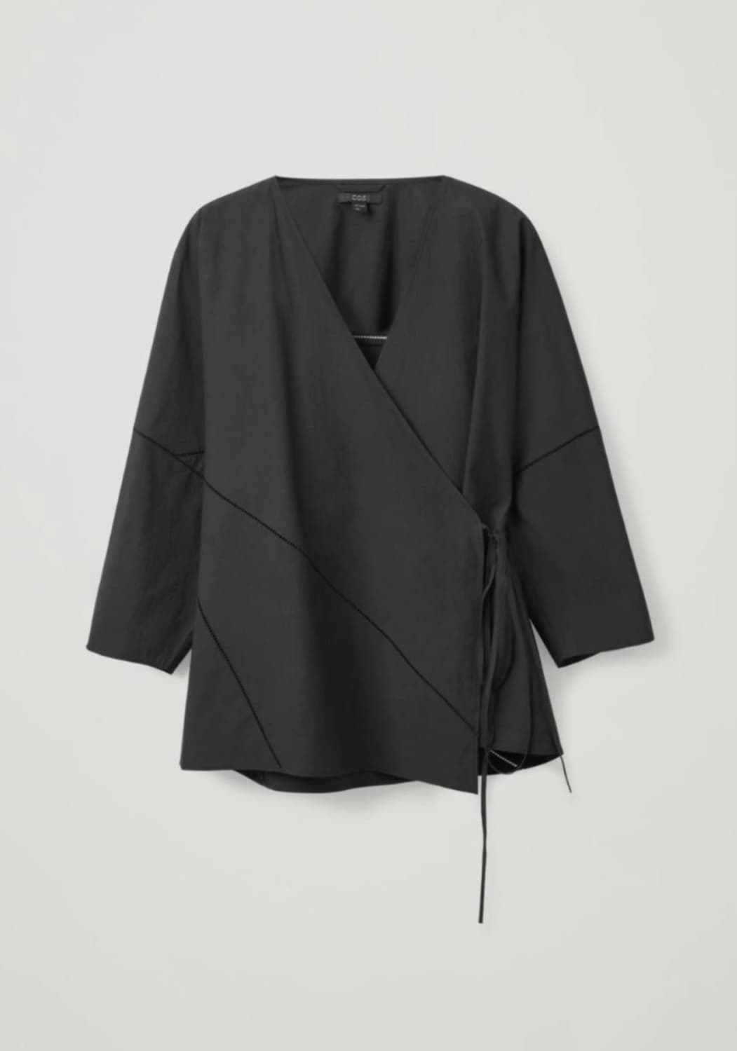 COS STITCHED WRAP TOP 스티치드 블라우스 상품이미지3