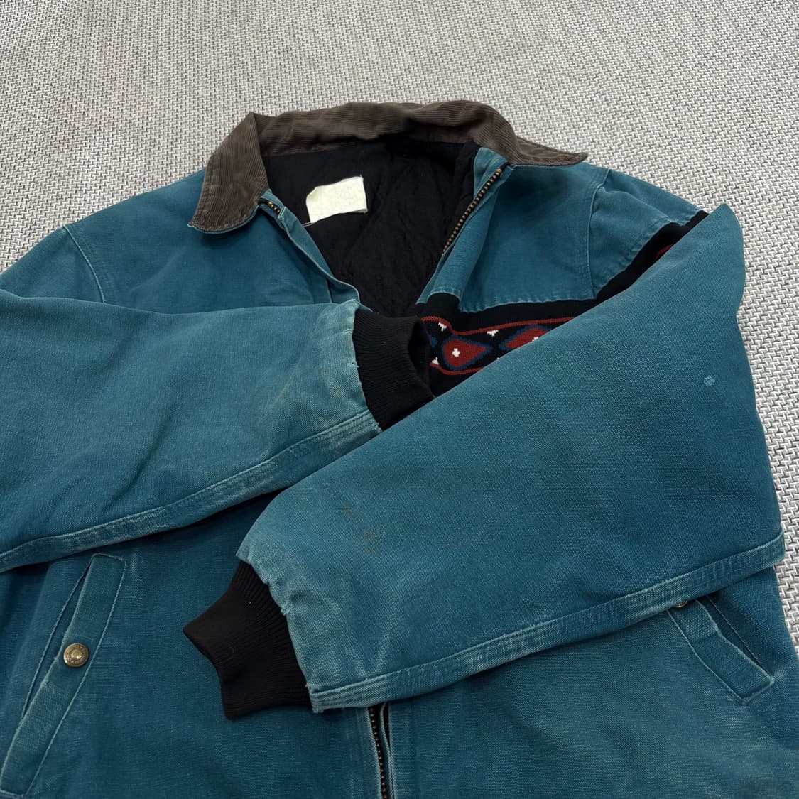유일매물 Carhartt 80s 아즈텍 산타페 JQ055 워크자켓 상품이미지7