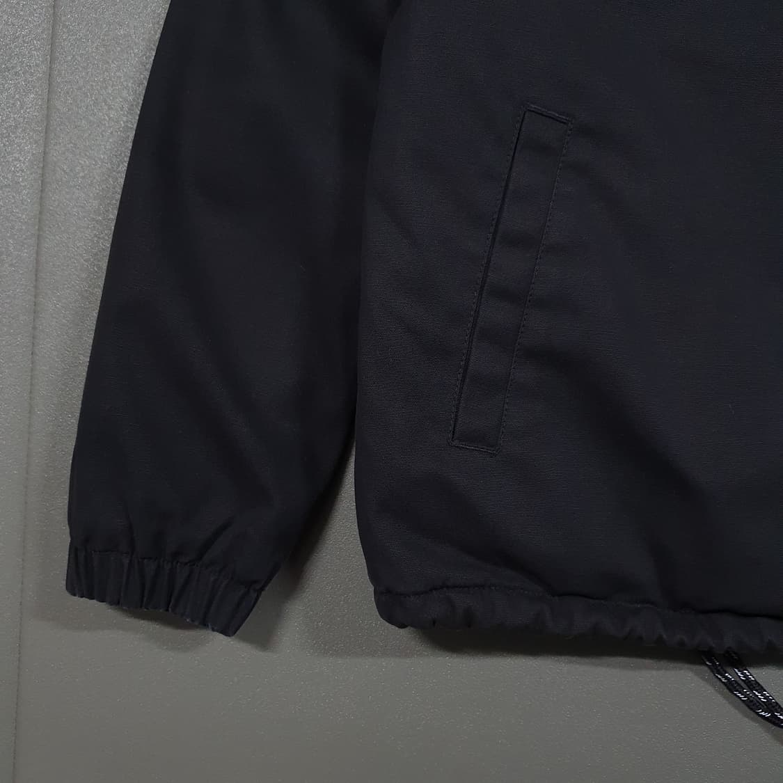 실측 XL (105) 데우스 엑스마키나 인카운터스 누빔 코치 자켓 블랙 상품이미지4