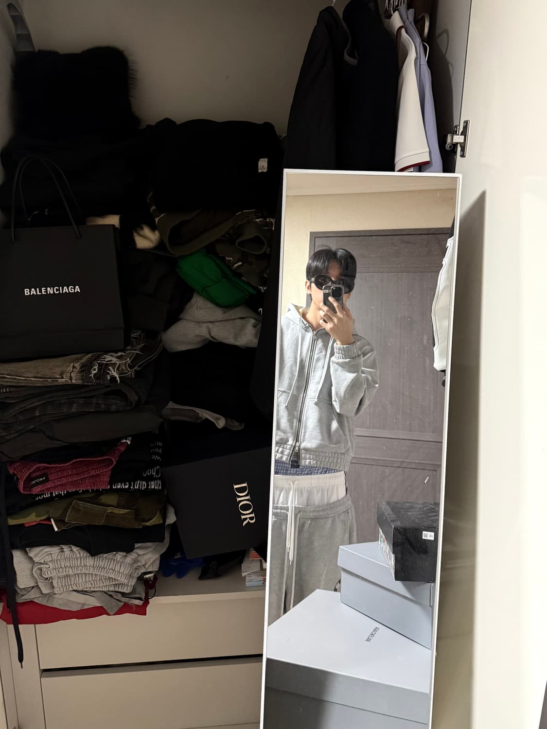 프로젝트GR 3레이어드 팬츠 / 블랙 그레이 둘 다 판매 상품이미지3