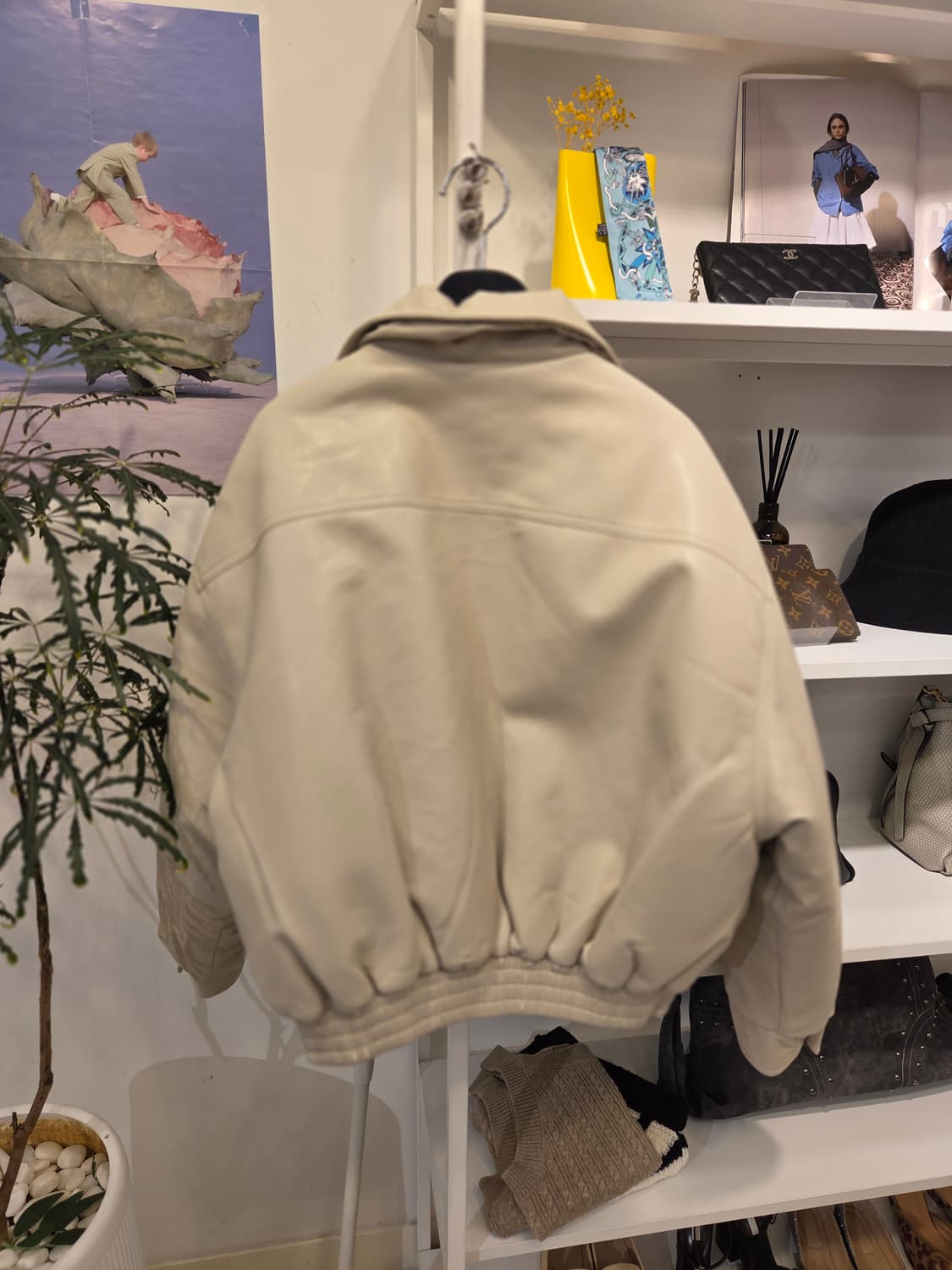 레이디볼륨 비건레더 패딩 점퍼 상품이미지8