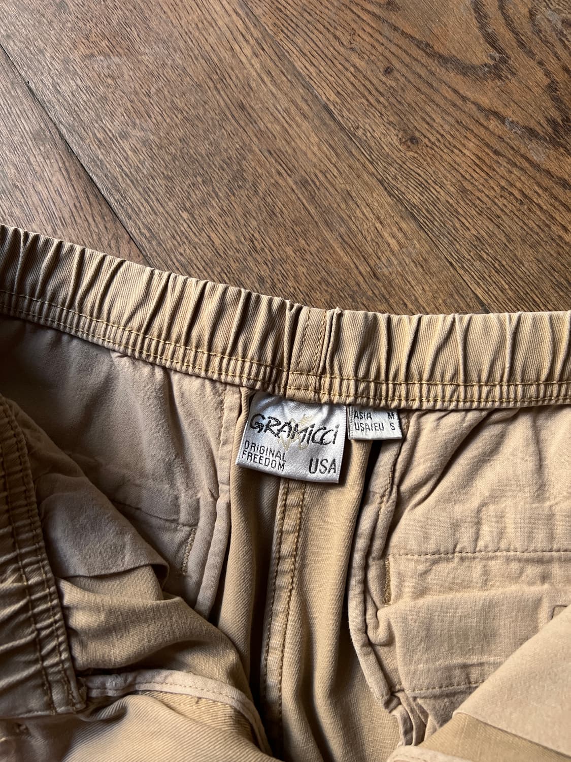 [M]그라미치 USA 밴딩 베이지 코튼 팬츠 상품이미지5