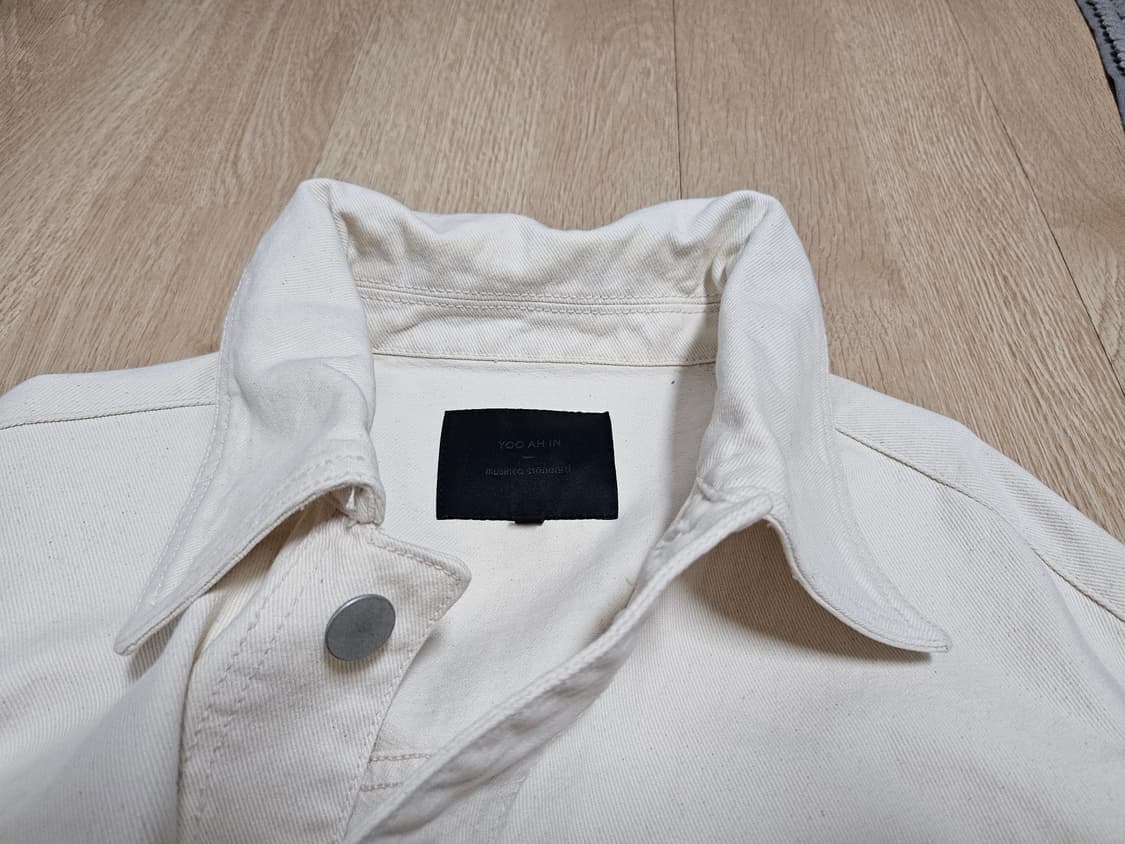 무신사 스탠다드 오버사이즈 데님 트러커 자켓 크림 상품이미지8