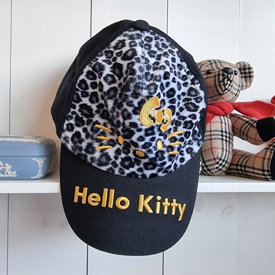 산리오 헬로키티(헬로키티) 레오파드 볼캡 모자 상품이미지4