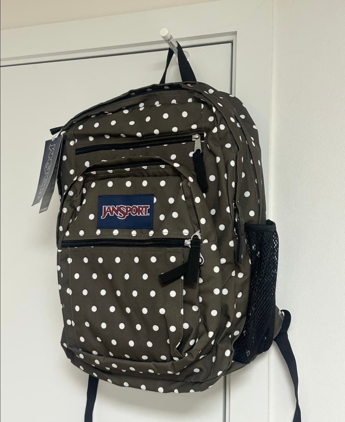(새상품)잔스포츠 백팩 카키 도트 상품이미지2