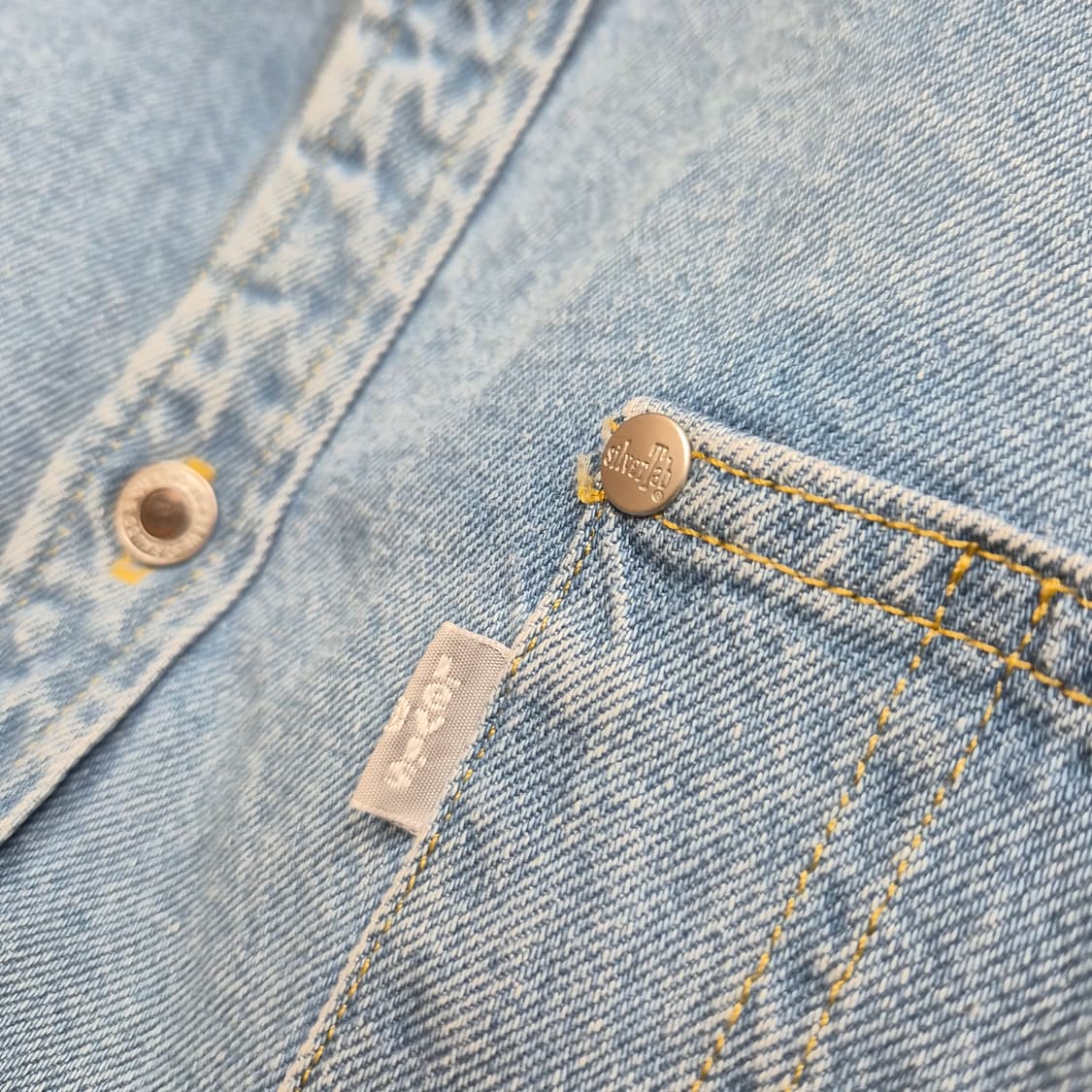 리바이스 실버탭 데님 셔츠 상품이미지4