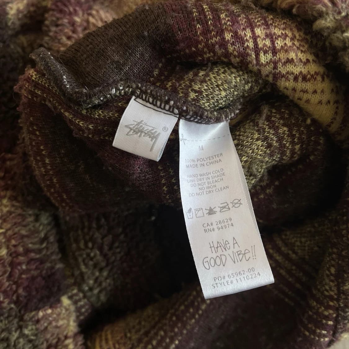 스투시 쉐도우 플레이드 쉐르파 집 셔츠 상품이미지5