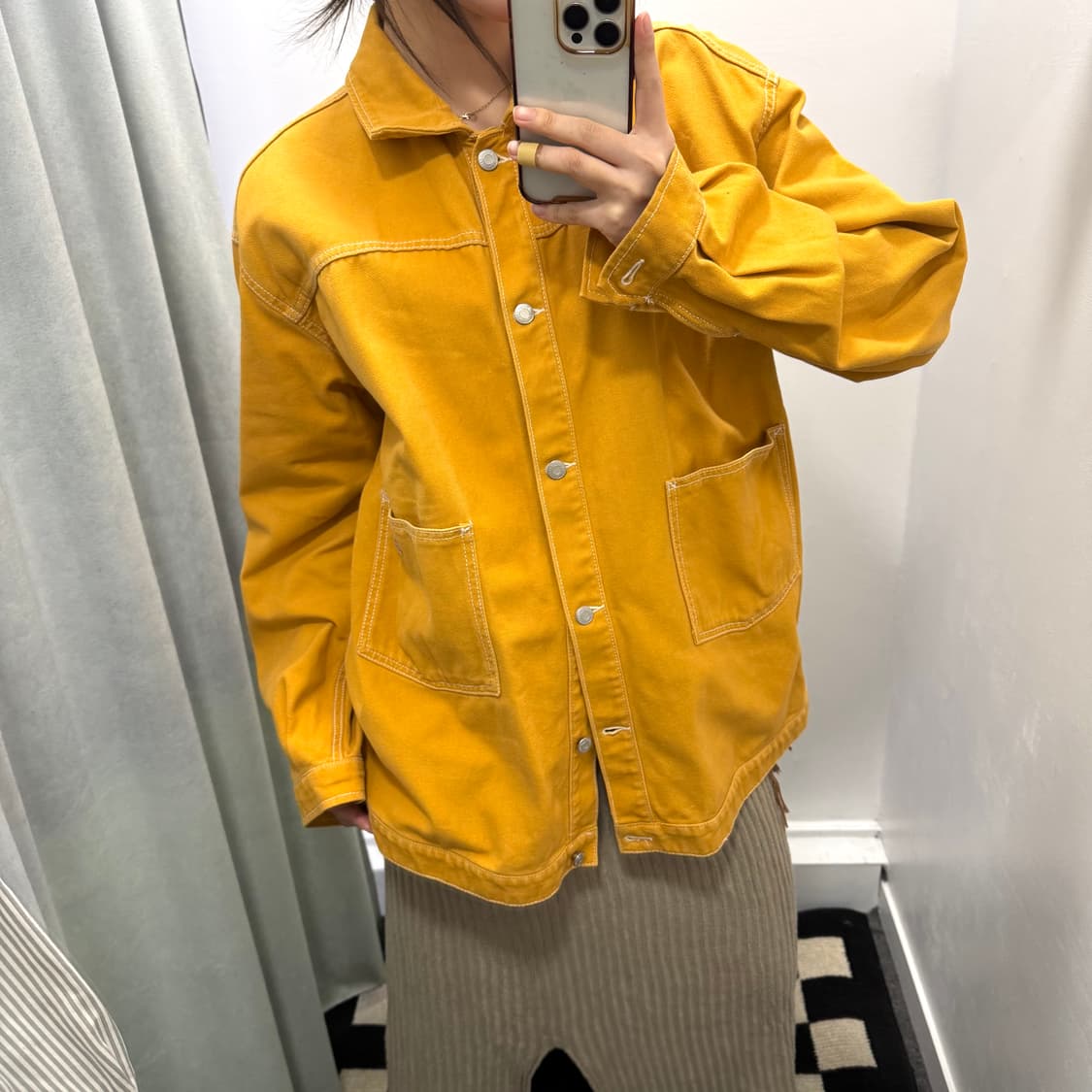 Golden bear 옐로우 워크 자켓 상품이미지2