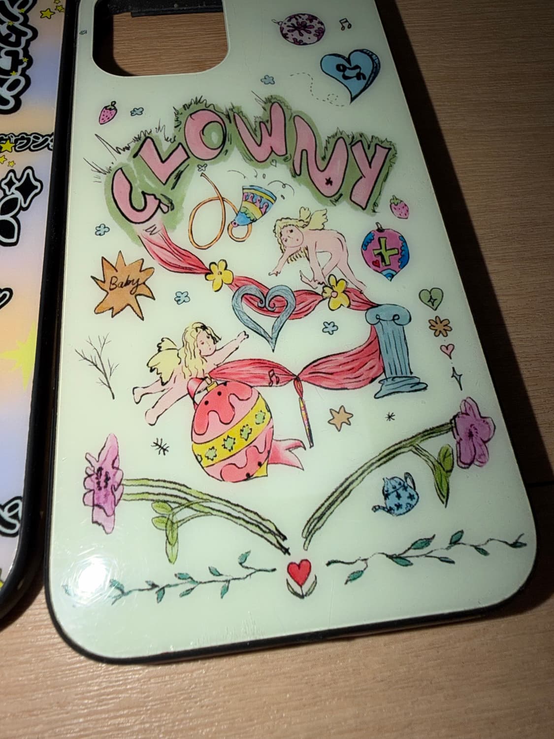 글로니 아이폰 12/12pro 프로 러브 엔젤, 다운타운베이비 폰케이스 상품이미지3