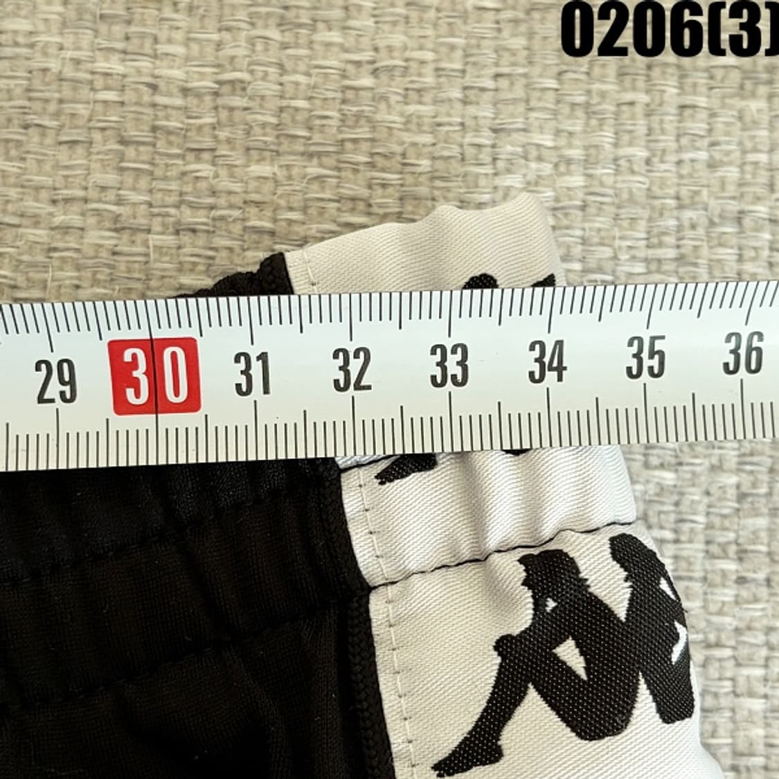 [M] 카파 블랙 사이드라인 포인트 트랙 팬츠 0206(3) 상품이미지5