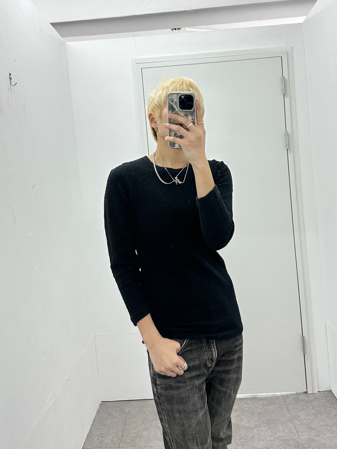 Irregular crinkles sleeve 상품이미지2