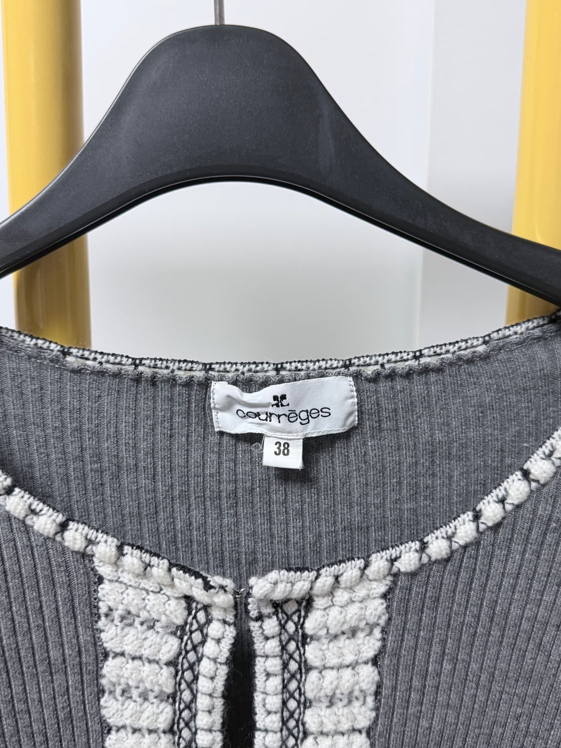 Courreges 꾸레쥬 프릴 니트 가디건  상품이미지3