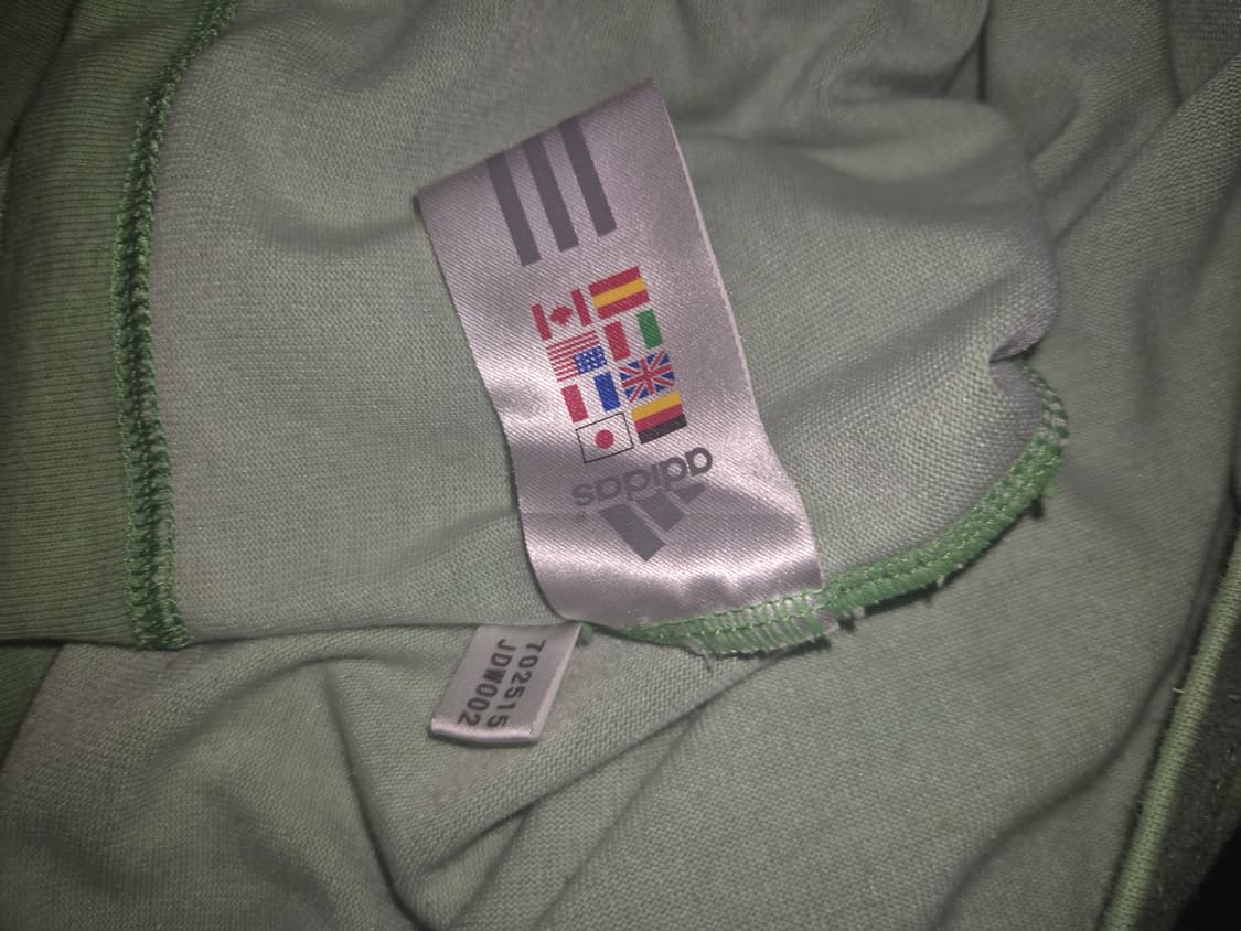 아디다스 라임 컬러 로고 반팔 링거 티셔츠 상품이미지4