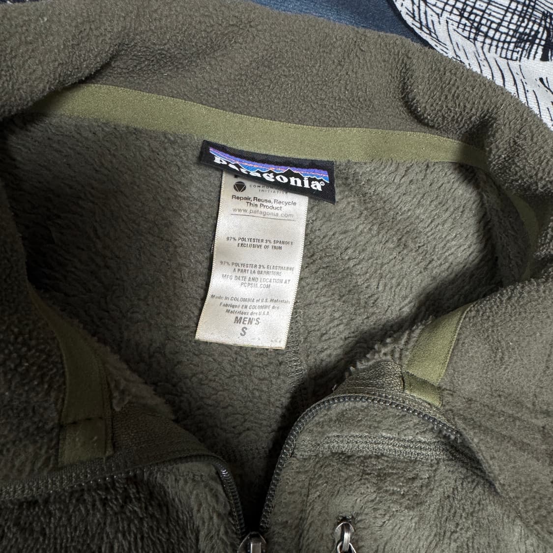 파타고니아 집업 플리스 남성 S사이즈  상품이미지3
