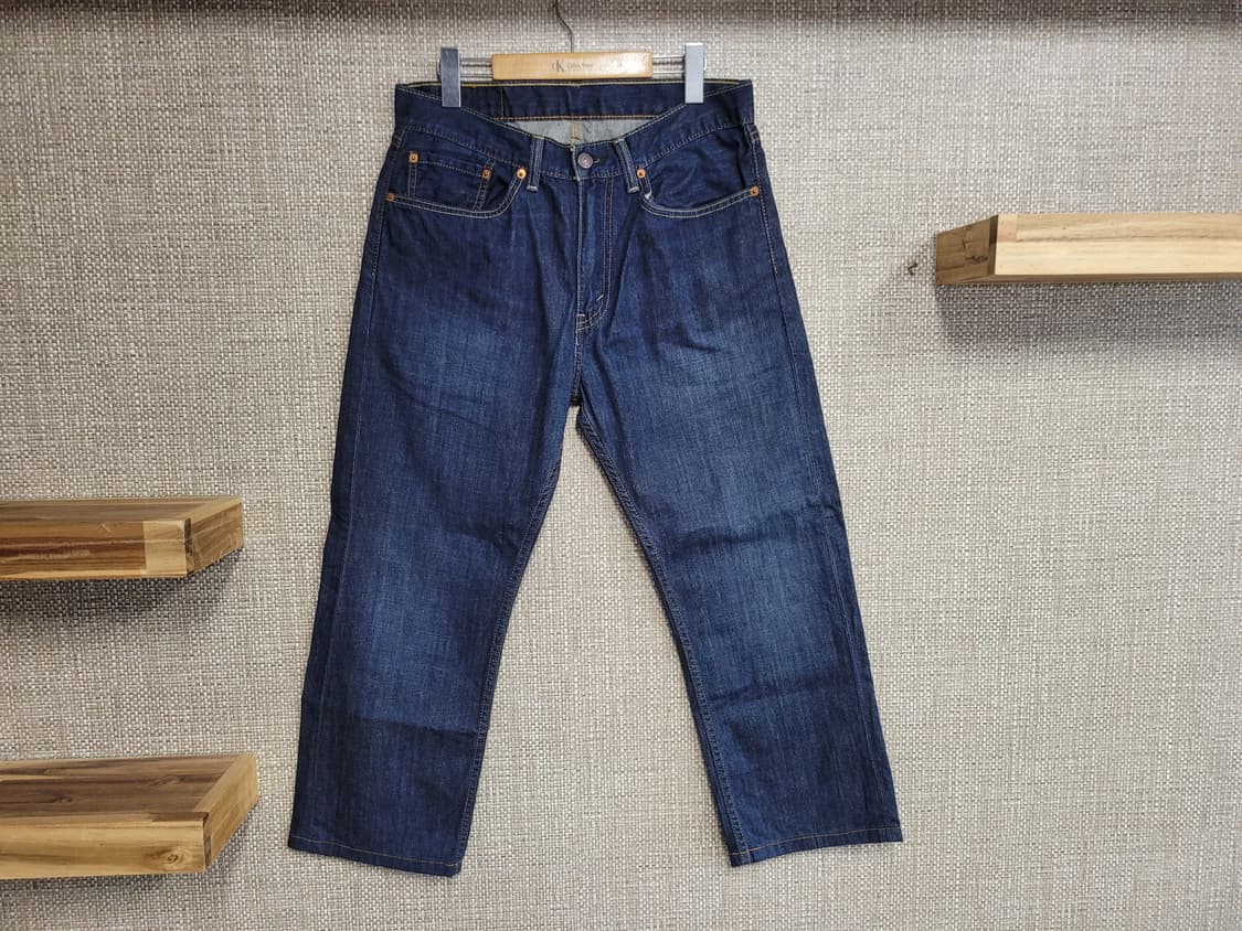 33인치 리바이스 505 진청 청바지 아메카지 빈티지 상품이미지1