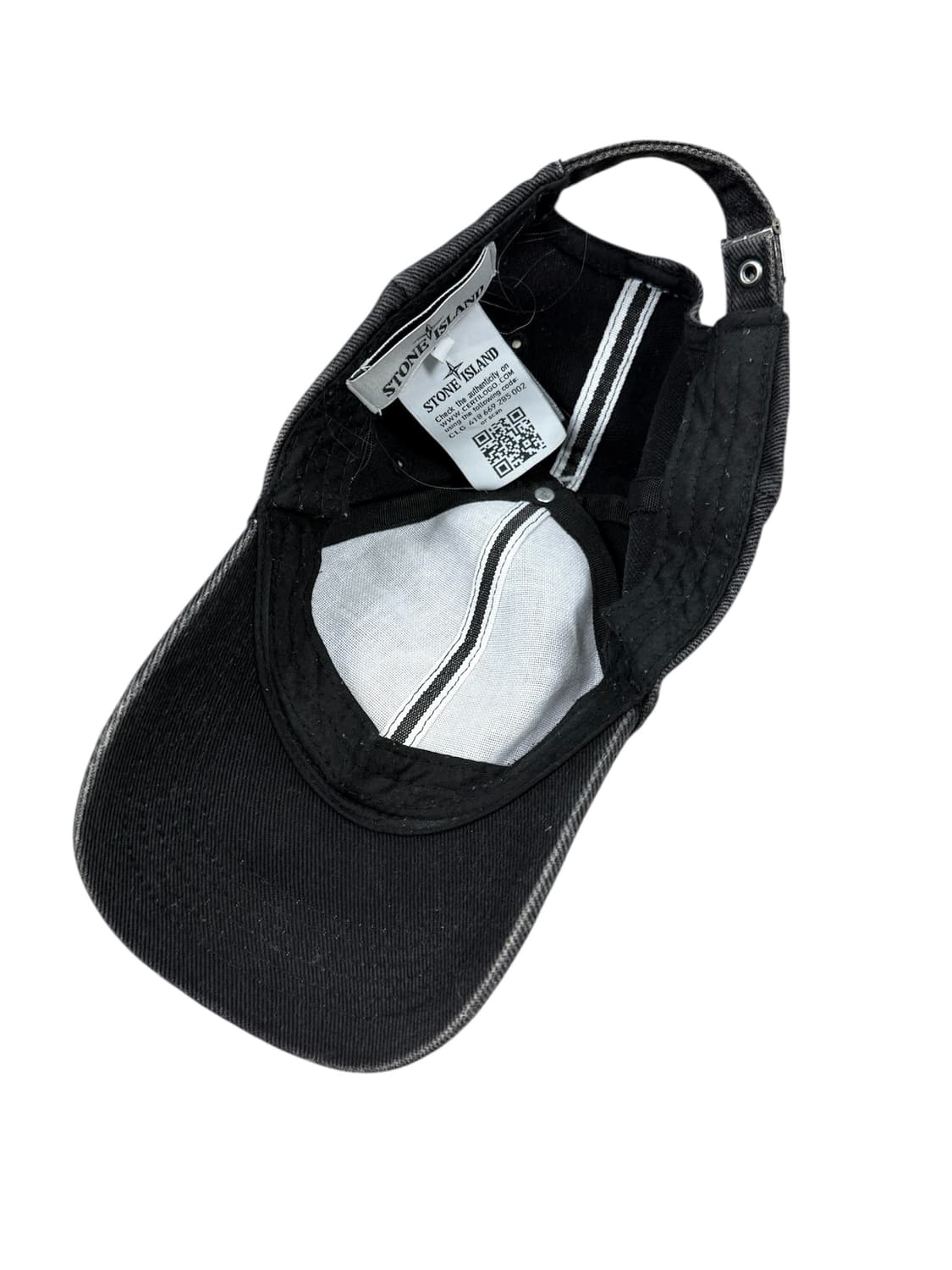 스톤아일랜드 빅로고 자수 피그먼트 볼캡M 상품이미지5