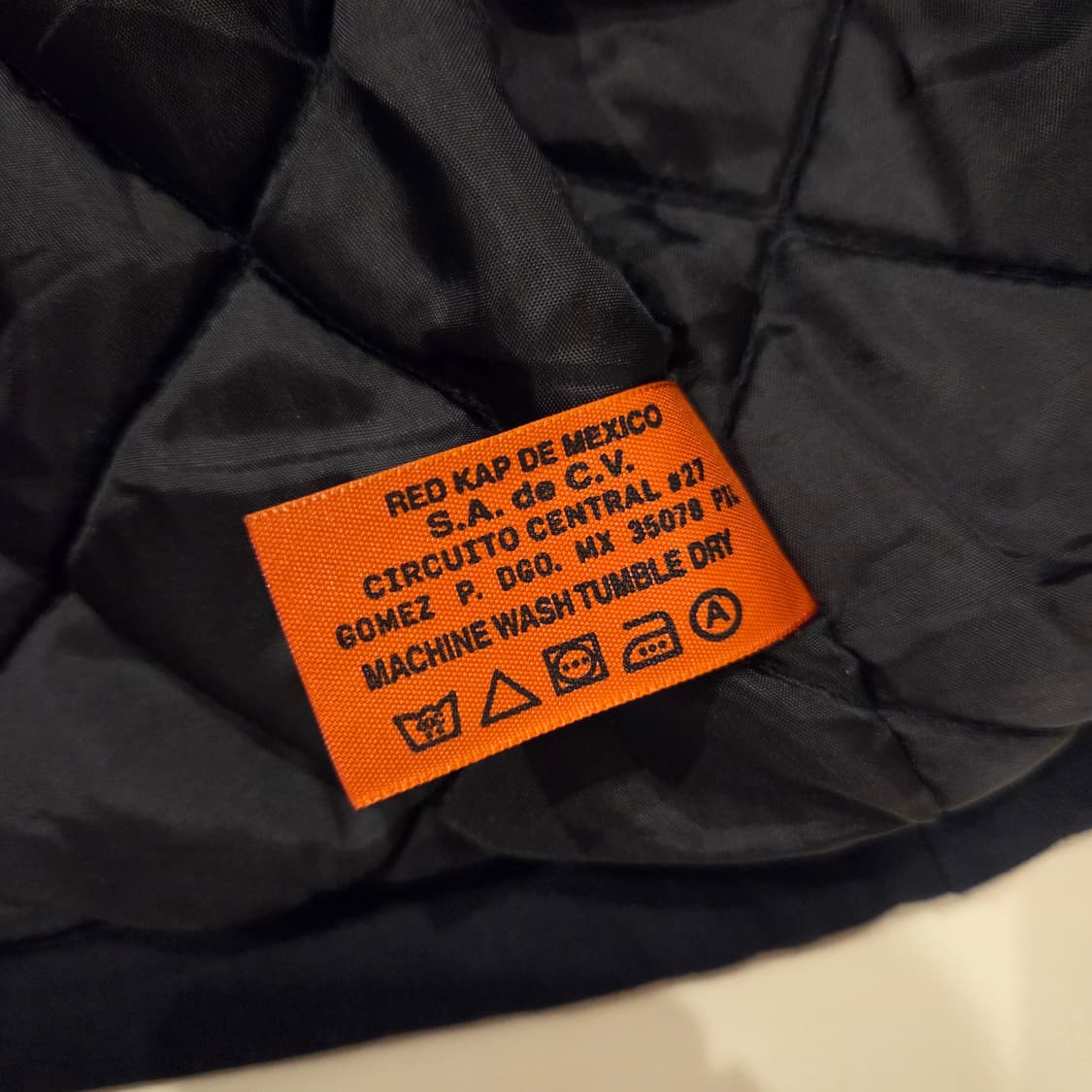 [M] 안티소셜소셜클럽 x 레드캡 태극기 워크 자켓 블랙 상품이미지4