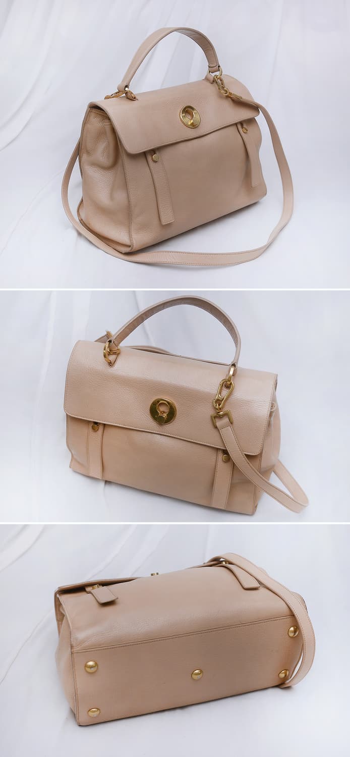 생로랑 (YSL) 삭 뮤즈 투 핑크베이지 2웨이 (토트.숄더.크로스) 상품이미지3