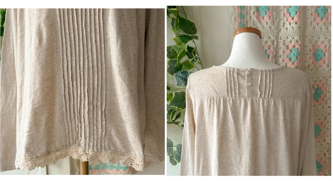 셀니빈티지 모리걸 코디세트 에이프런 원피스 사만사모스 티셔츠 상품이미지8