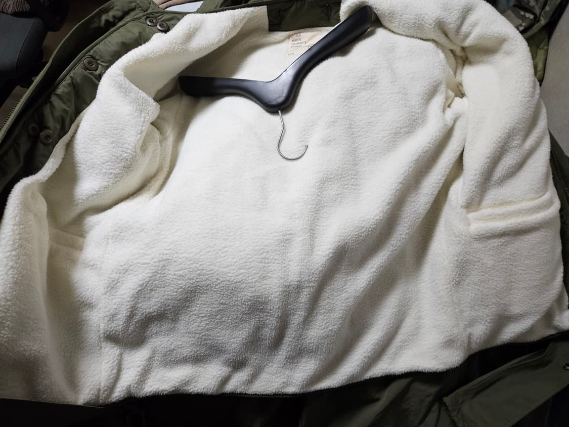 엑스톤즈 피쉬테일파카 개파카 M 사이즈 내피 양면 상품이미지2