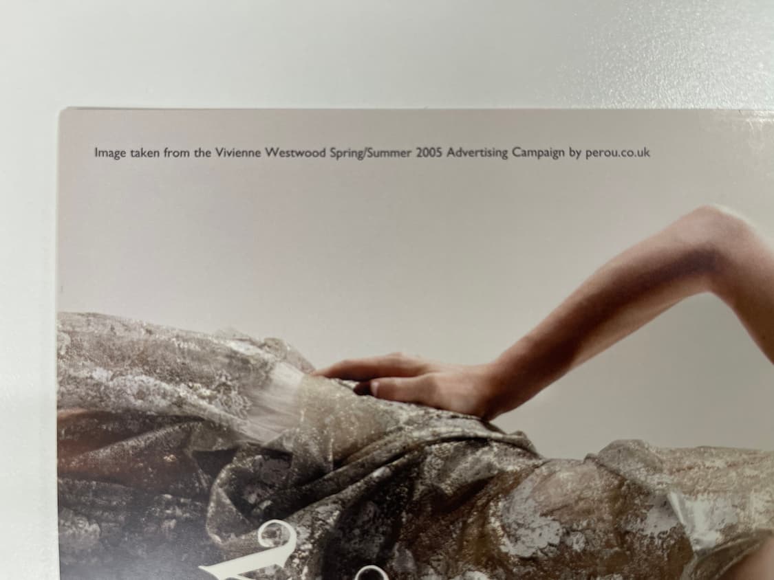 디타 본 티즈 x 비비안웨스트우드 아트 포토 2005SS 상품이미지4