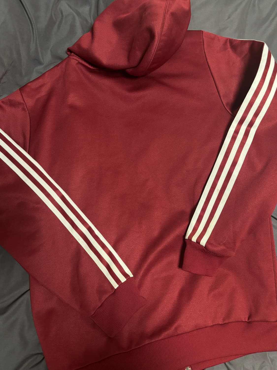 아디다스 니고베어 25주년 후드 져지 버건디 100 상품이미지2