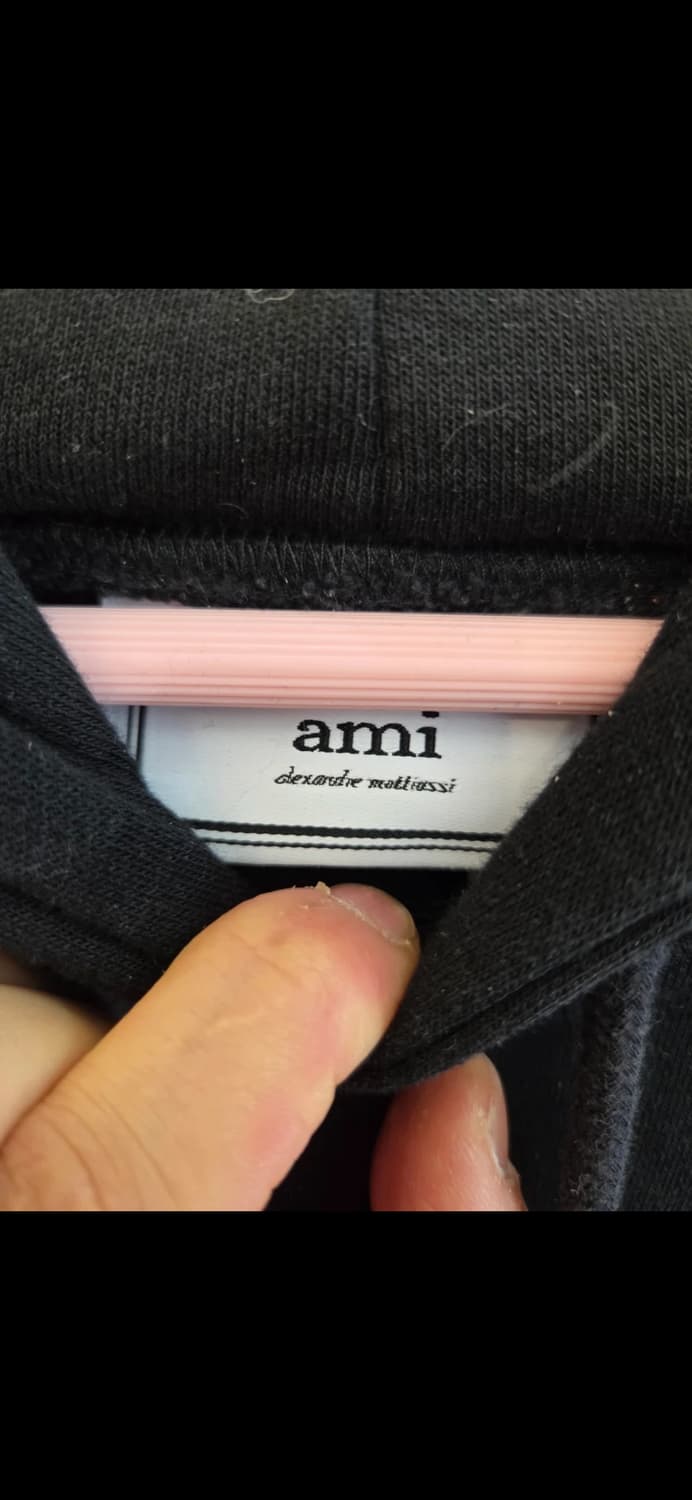 아미 블랙 후드티 상품이미지2