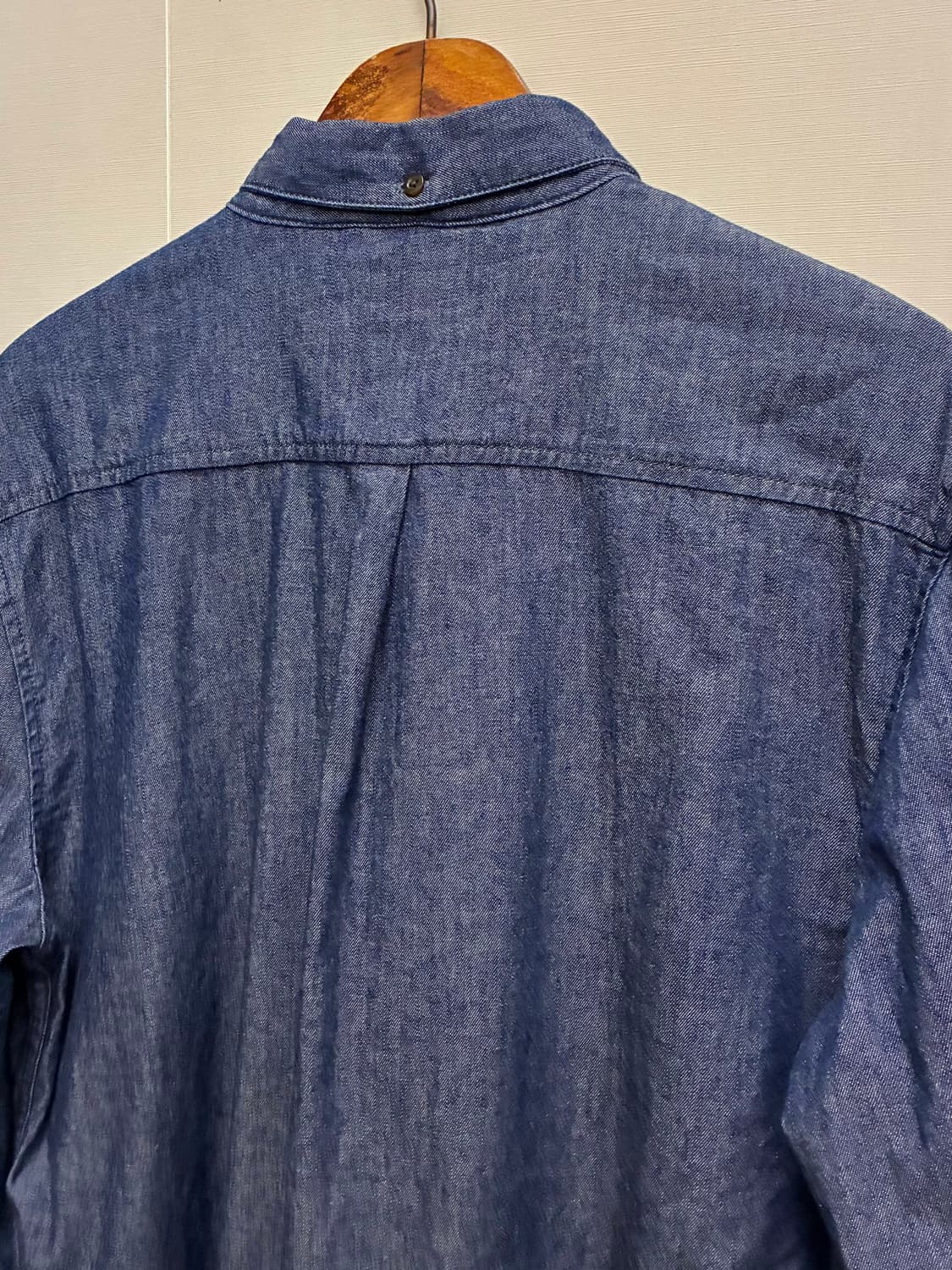 (L)리바이스 화이트탭 코튼 샴브레이 버튼다운 셔츠 데님셔츠  상품이미지7