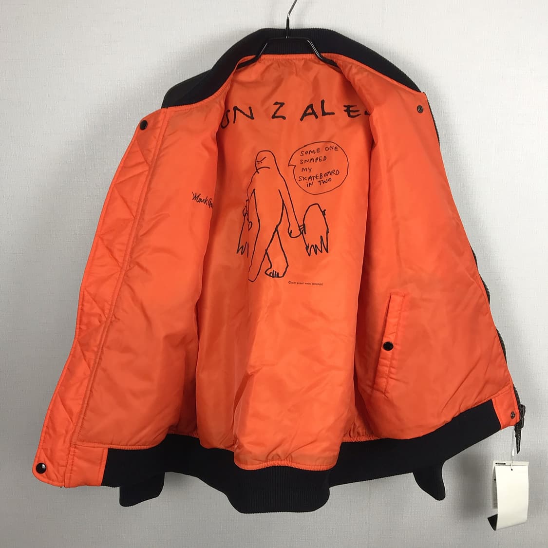 와키윌리 마크곤잘레스 리버시블 ma1 항공 점퍼 새상품 남성XL 상품이미지5