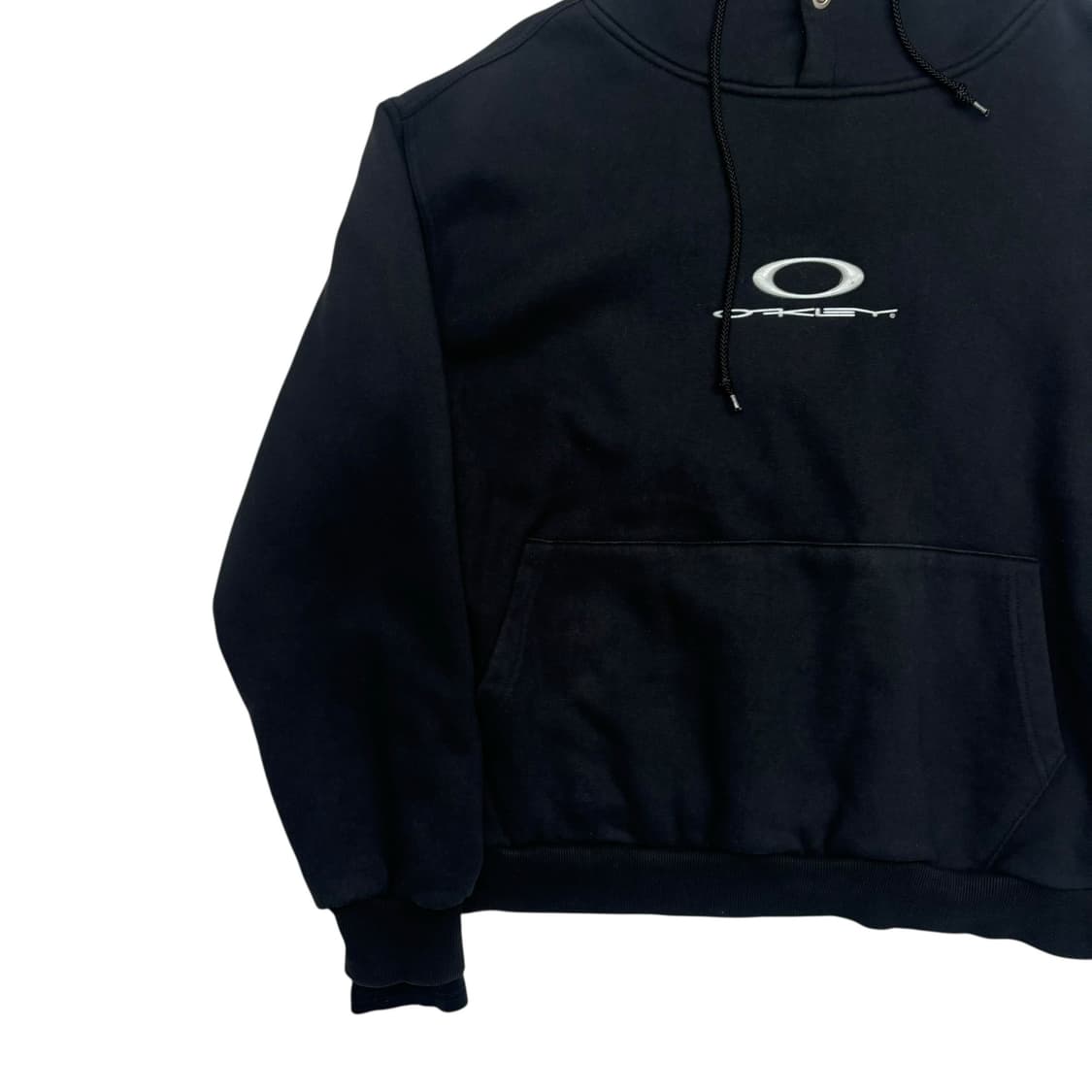 90s 오클리 아카이브 3D로고 블랙 후드티 L 상품이미지3