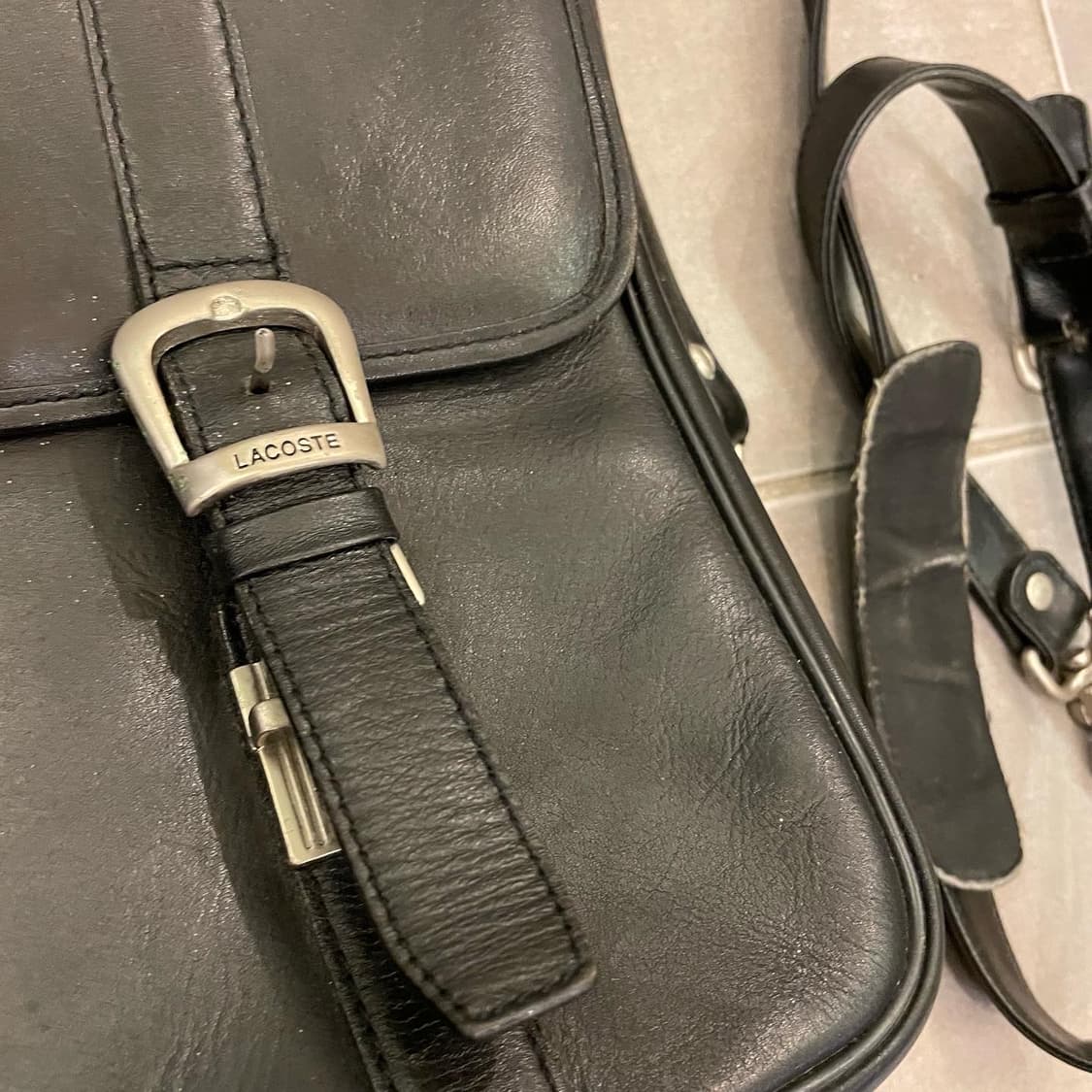 라코스테 레더 서류가방 상품이미지3