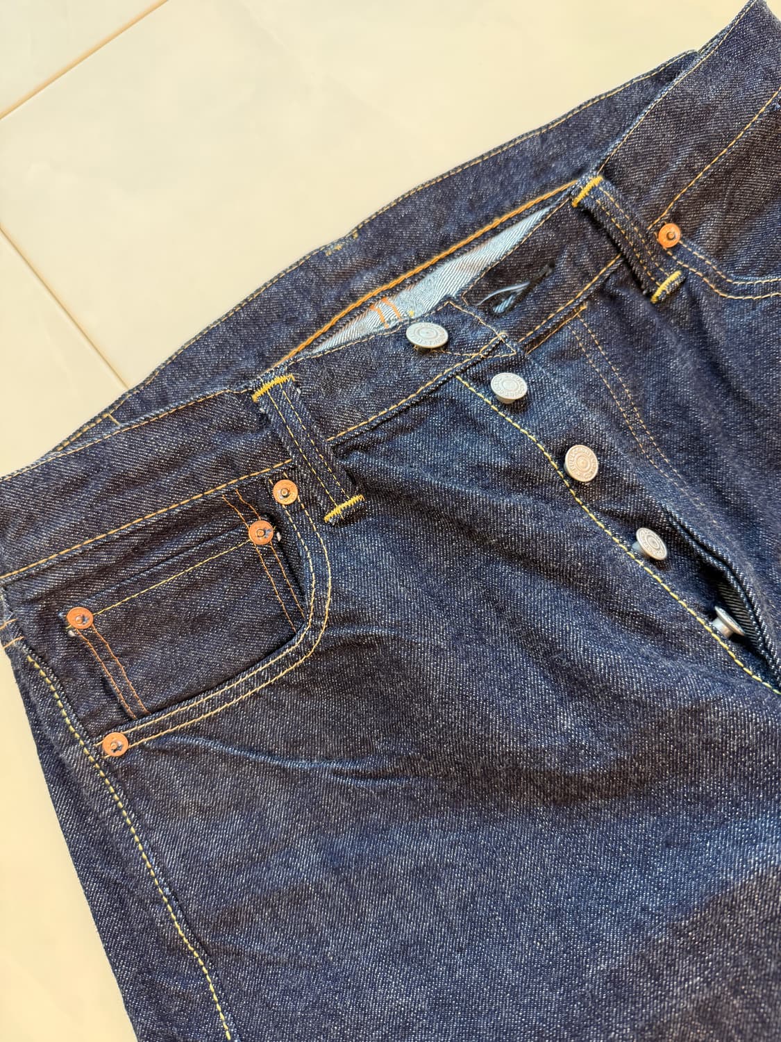 풀카운트 1101 원워시 셀비지 데님 팬츠 32 상품이미지3