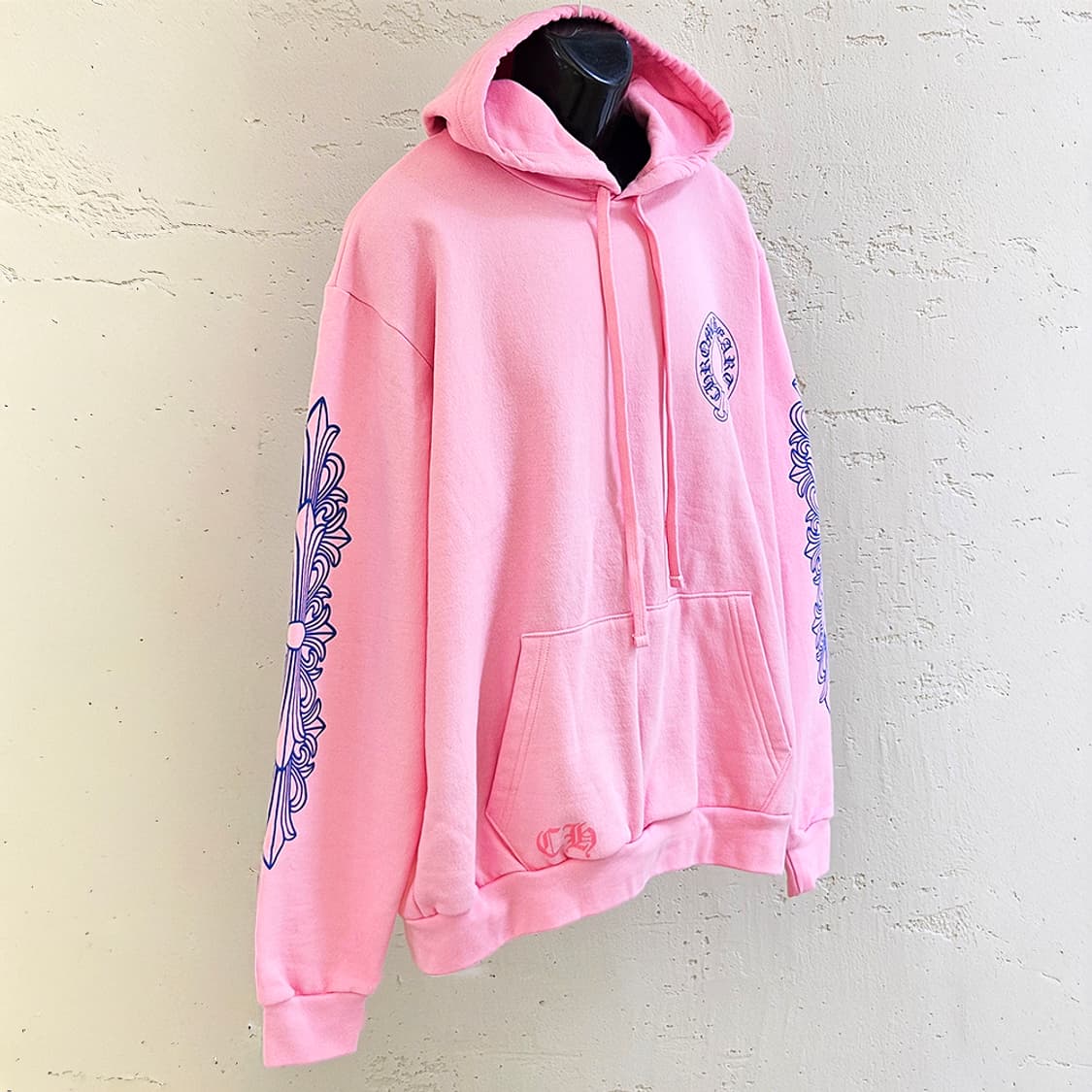 [XL] 미사용 크롬하츠 홀스슈 후드티 핑크 B1213C144 상품이미지2