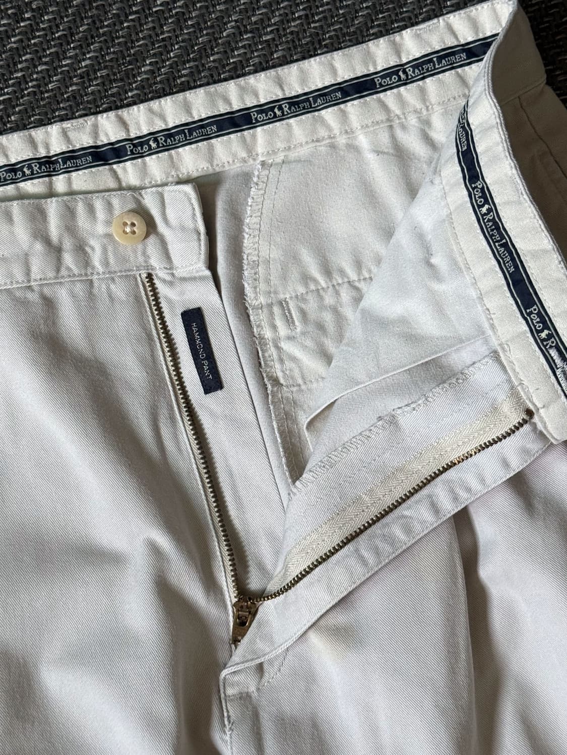 (32) 90s 폴로 랄프로렌 HAMMOND 더블 플리츠 치노팬츠 상품이미지3