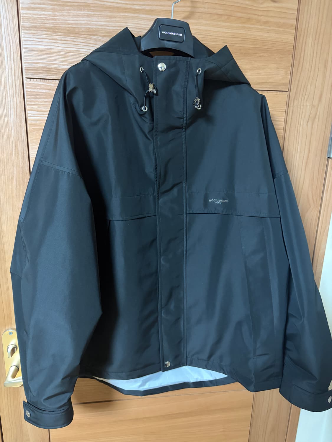 25ss 우영미 블랙 후드 자켓 쉘파카 48 상품이미지1