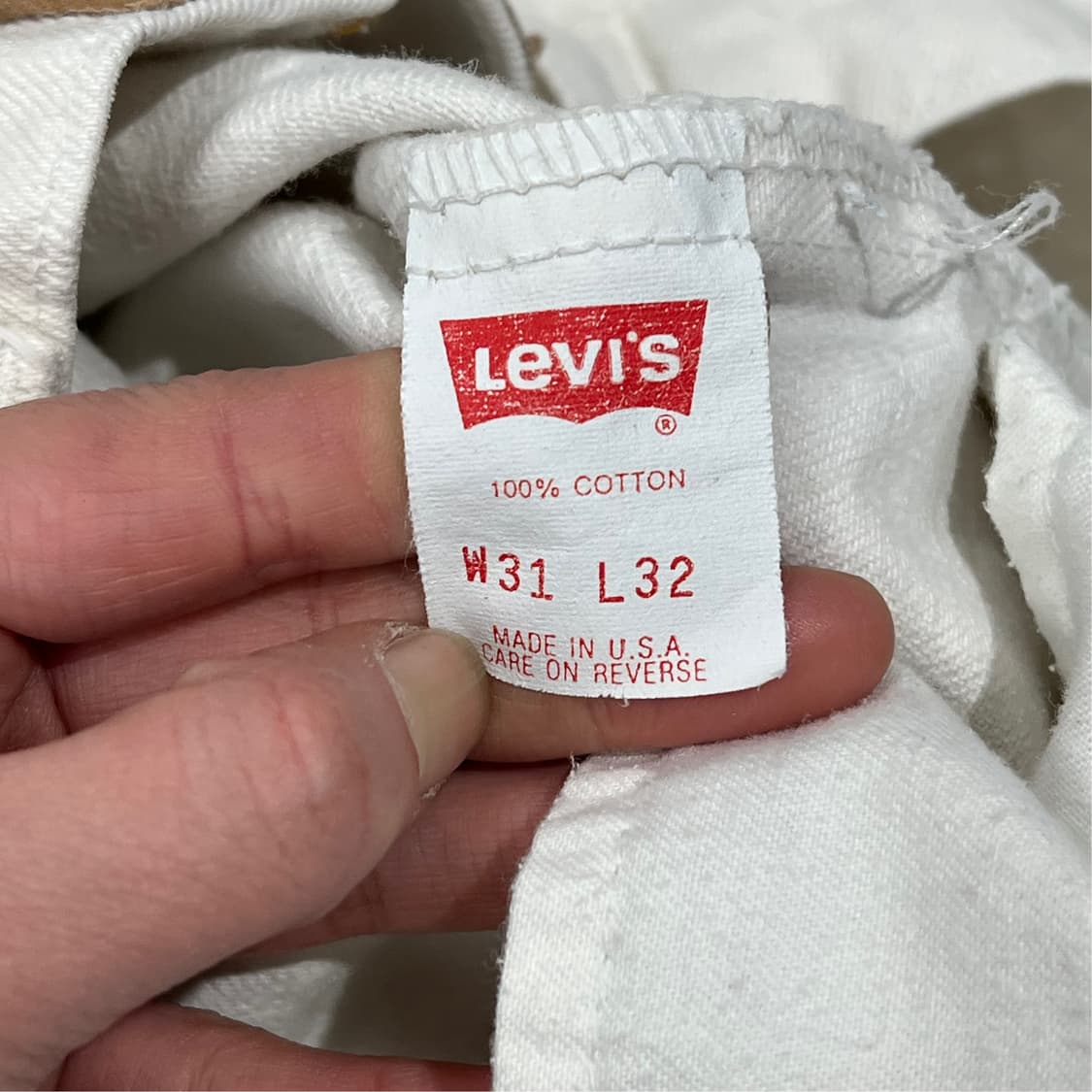 usa 리바이스 550 화이트 데님 s09037 상품이미지7